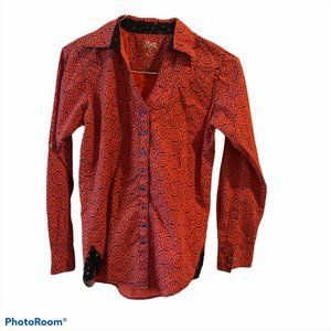 Women Rock 47 Wrangler Western Rodeo Shirt Small